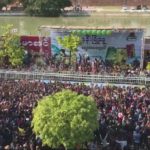 พม่าหลายพัน ลุกขึ้นแดนซ์เพลง "โอเคนะคะ" ปิดถนน-ฉลองสงกรานต์ กระหึ่มมัณฑะเลย์