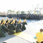 ประชาชนเฝ้าชมการฝึกซ้อม ริ้วขบวนพระบรมราชอิสริยยศ พยุหยาตราสถลมารค