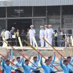 ทร.ฝึกซ้อมฝีพายเรือพระที่นั่งสุพรรณหงส์ ในการพระราชพิธีบรมราชาภิเษก