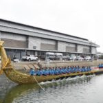 ทร.ฝึกซ้อมฝีพายเรือพระที่นั่งสุพรรณหงส์ ในการพระราชพิธีบรมราชาภิเษก