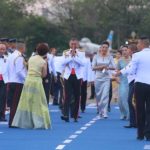 'บิ๊กตู่' ร่วมงานเลี้ยงวันกองทัพอากาศ ผบ.เหล่าทัพ ตบเท้าพร้อมเพรียง ไร้เงา 'ประวิตร'
