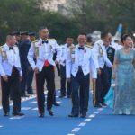 'บิ๊กตู่' ร่วมงานเลี้ยงวันกองทัพอากาศ ผบ.เหล่าทัพ ตบเท้าพร้อมเพรียง ไร้เงา 'ประวิตร'