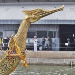ทร.ฝึกซ้อมฝีพาย เรือพระที่นั่งสุพรรณหงส์ ในการพระราชพิธีบรมราชาภิเษก