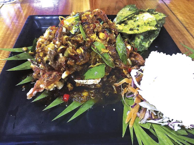 ปูนิ่มผัดซอสกัมยอง 