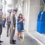 ขี้เมาหัวร้อน ไม่รู้โกธรใครมา ไม้ฟาด ทุบตู้เอทีเอ็ม ธนาคารทหารไทย สาขาคลองจั่น