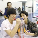 ‘นิ้ง-ยอร์ช-ฟลุท’พร้อมก๊วนนักแสดง‘วัยแสบฯ2’ พาน้องๆร.ร.ตำรวจตระเวนชายแดนท่องทัพฟ้า