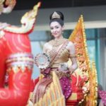 นางสงกรานต์'62   อั้ม- แอน นำขบวนนางเอกพาเหรดแต่งนางสงกรานต์ทุงษะเทวี