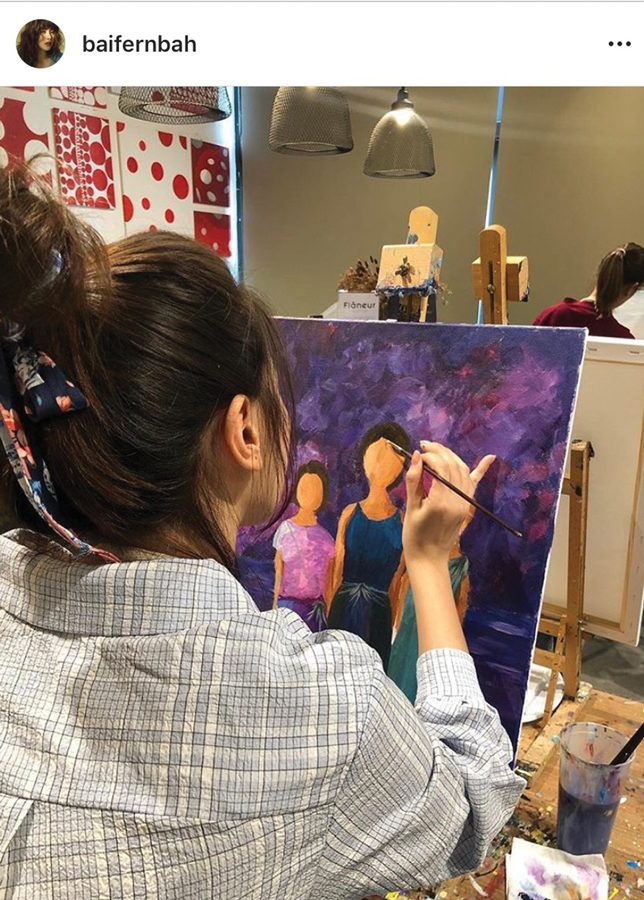 ‘ใบเฟิร์น’ตวัดพู่กันทำแฟนคลับตะลึง