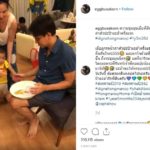 เอ้ก ถึงขั้นโพสต์แจง ปมผลักน้องจันทร์เจ้า ประกาศเลิกตาม ดราม่าสงกรานต์จนได้(คลิป)
