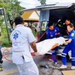 สุดช็อก! แฟนบอลท่าเรือตาย 5 ศพ รถตู้พุ่งชนประสานงาพ่วง ขณะไปเชียร์ทีมรัก