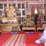 พระบาทสมเด็จพระเจ้าอยู่หัว โปรดเกล้าฯพิธีเจริญพระพุทธมนต์ พระราชทาน พระองค์โสม