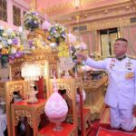 พระบาทสมเด็จพระเจ้าอยู่หัว โปรดเกล้าฯพิธีเจริญพระพุทธมนต์ พระราชทาน พระองค์โสม