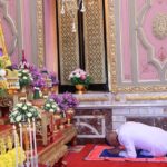 พระบาทสมเด็จพระเจ้าอยู่หัว โปรดเกล้าฯพิธีเจริญพระพุทธมนต์ พระราชทาน พระองค์โสม