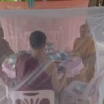 กองทัพยุง-แมลงวันบุกวัด! พระสงฆ์กางมุ้งฉันภัตตาหาร หวั่นป่วยไข้เลือดออก