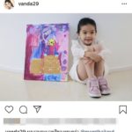 โบว์ แวนดา โพสต์รูปเทียบพัฒนาการ น้องมะลิ บอกสามี ปอ ทฤษฎี ลูกเราโตแล้วนะ