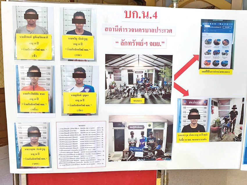 เจาะคดีทลายแก๊งลักจยย.
