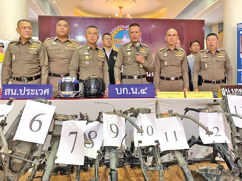 เจาะคดีทลายแก๊งลักจยย.