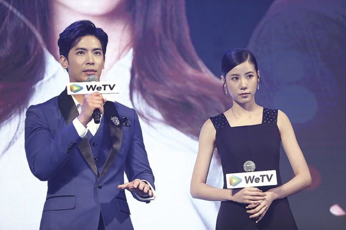 ‘หยางหยาง’ควงคู่‘ตี๋ลี่เร่อปา’ เปิดแพลตฟอร์มWeTVที่ไทย : สดบันเทิง