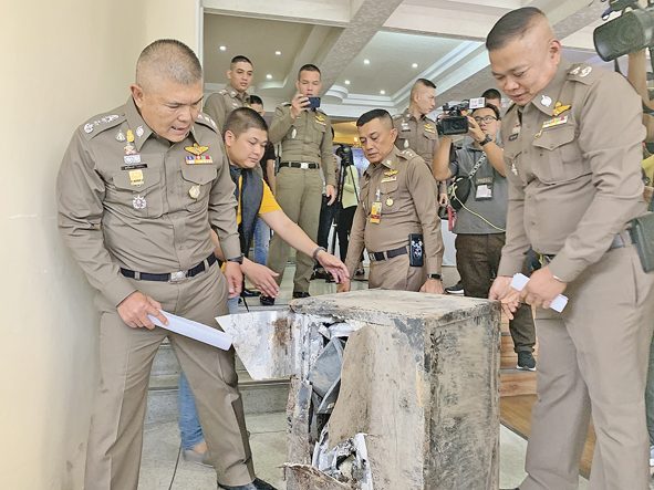 ปิดคดีลักเซฟญาติอดีตส.ส. ขนทรัพย์สิน 20 ล้านฝังดิน จับยกแก๊ง-คนรถเก่านำทีม