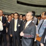 'ชวน' ตรวจห้องประชุมจันทรา เล็งเสริมเก้าอี้รองรับถกสส. บอกผนังปูนเปลือย "สวย"