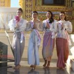 สาวงาม “มิสไทยแลนด์เวิลด์ 2019” เวียนเทียน เนื่องในวันอาสาฬหบูชา