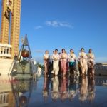 สาวงาม “มิสไทยแลนด์เวิลด์ 2019” เวียนเทียน เนื่องในวันอาสาฬหบูชา
