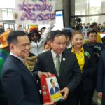 อนุทิน เข้ารับตำแหน่งรมว.สาธารณสุข พรรคเขียวแห่ให้กำลังใจ จี้ผลักดันกัญชาเสรี