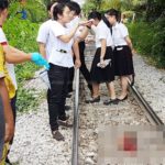 รถไฟชนหัวขาดกระเด็น! ป่วยมะเร็งหมอให้เจาะคอนอนร.พ. ถือสายเดินกลับบ้านเป็นศพ