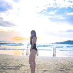ทะเลเดือด! โสรยา ลูกยางสาวชลบุรี โชว์ชุดว่ายน้ำสุดเซ็กซี่ ริมชายหาดภูเก็ต