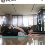 แป้ง-อรจิรา โชว์สุดตะลึง!!! จัดโยคะท่ายาก นอนราบ หัว-แขน-ขา มาทางเดียวกัน