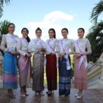 สาวงาม “มิสไทยแลนด์เวิลด์ 2019” เวียนเทียน เนื่องในวันอาสาฬหบูชา