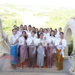 สาวงาม “มิสไทยแลนด์เวิลด์ 2019” เวียนเทียน เนื่องในวันอาสาฬหบูชา