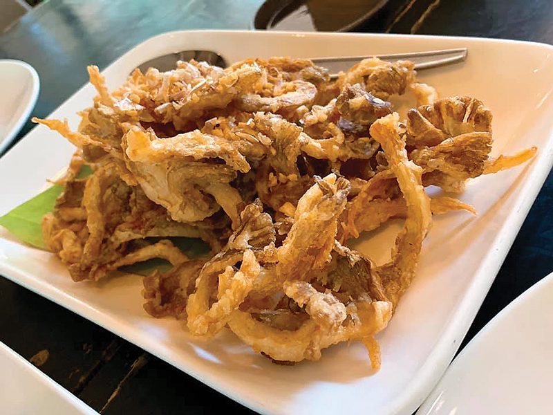 เห็ดทอด ร้านยุ้งข้าว