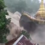 น้ำป่าซัดพม่า! สุดสลดตายหลายสิบ  ซัด เจดีย์ทอง เมาะตะมะ หวั่นพังถล่ม