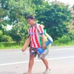 สุดรันทด! หนุ่ม 29 ถูกนาย เบี้ยวค่าแรง เดินหมดหวังหิ้วกระเป๋า-พัดลม กลับบ้านจากปราจีนฯไปชลบุรี