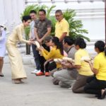 เจ้าคุณพระสินีนาฏ พิลาสกัลยาณี เข้าเฝ้าพระสังฆราช ถวายสักการะพระราชสรีรางคาร