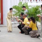 เจ้าคุณพระสินีนาฏ พิลาสกัลยาณี เข้าเฝ้าพระสังฆราช ถวายสักการะพระราชสรีรางคาร