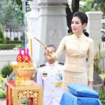 เจ้าคุณพระสินีนาฏ พิลาสกัลยาณี เข้าเฝ้าพระสังฆราช ถวายสักการะพระราชสรีรางคาร