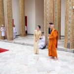 เจ้าคุณพระสินีนาฏ พิลาสกัลยาณี เข้าเฝ้าพระสังฆราช ถวายสักการะพระราชสรีรางคาร