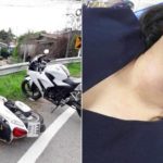 ครูสาวโวยตร.ไล่ชนคว่ำ บีบคอจะตบหน้า จับไม่ใส่หมวก-พกใบขับขี่ ‘รตอ.’โต้ไม่จริง(คลิป)