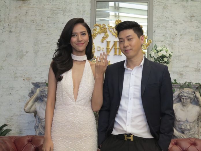 น้ำหวาน กับ ดร.ณัฐ ในวันแต่งงาน