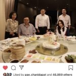 อั้ม พัชราภา พาครอบครัวฉลองวันเกิดให้พ่อ พก โผล่ร่วมโต๊ะ