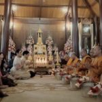 นาตาลี ควง ณะ ทำพิธีสงฆ์ รับน้ำเจริญพระพุทธมนต์ ก่อนเข้าวิวาห์ 11 ก.ย. นี้