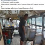 ระทึกแต่เช้า ผู้โดยสารกระเจิง! หนุ่มเร่ร่อน อาละวาดพังข้าวของ ยืนฉี่บนรถเมล์