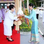 ท่านผู้หญิงจรุงจิตต์ ออกรับ เครื่องราชสักการะพระพันปีหลวง