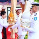 ท่านผู้หญิงจรุงจิตต์ ออกรับ เครื่องราชสักการะพระพันปีหลวง