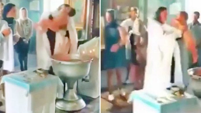 ผงะบาทหลวงใช้กำลังทำพิธี
