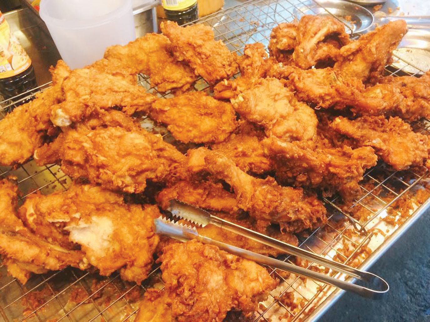 ไก่ทอดใบไม้