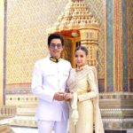 มงคลชีวิตคู่ 'ใบเตย - ดีเจแมน' เข้าเฝ้า-รับประทานน้ำสังข์จาก 'สมเด็จพระสังฆราช'