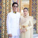 มงคลชีวิตคู่ 'ใบเตย - ดีเจแมน' เข้าเฝ้า-รับประทานน้ำสังข์จาก 'สมเด็จพระสังฆราช'